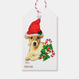 Etiqueta Para Presente Jack Russell Terrier Puppy Natal
