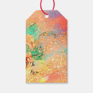 ETIQUETA PARA PRESENTE JARDIM DA PLANTA DE MANTEIGA MÁGICA DE SOMBRA PERD