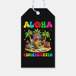 Etiqueta Para Presente Jardim de Infância Aloha Abacaxi Havaí Volta às Au