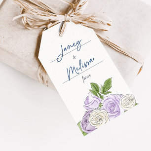 Etiqueta Para Presente Jardim de rosas