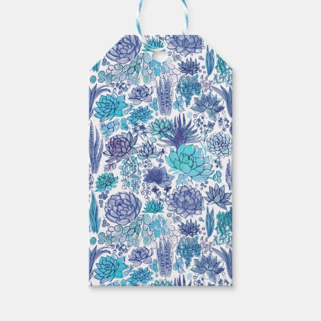 Etiqueta Para Presente Jardim de Sucultura (Frente)