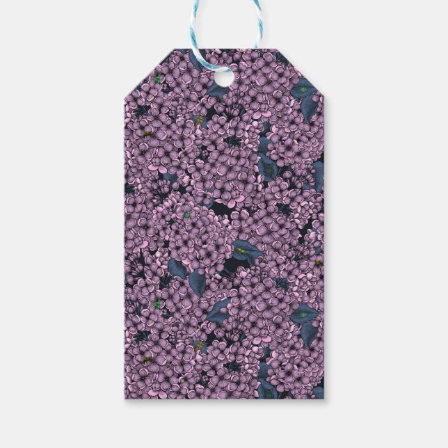 Etiqueta Para Presente Jardim Violet Lilac (Frente)