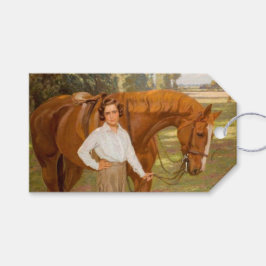 Etiqueta Para Presente Jasmine o Cavalo (por Algernon Talmage)
