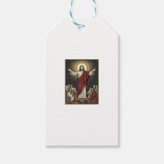 Etiqueta Para Presente Jesus Antigo Glória Radiante Gravação Cristã De