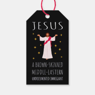 Etiqueta Para Presente Jesus Brown, Imigrante Idocumentado