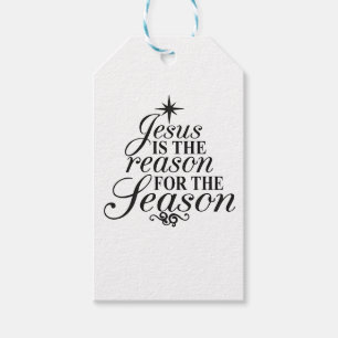 Etiqueta Para Presente Jesus É A Razão Do Natal Da Época