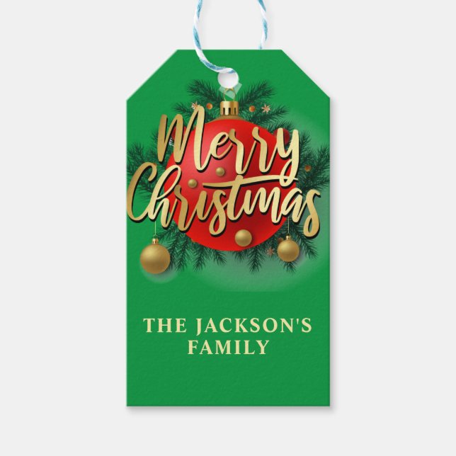 Etiqueta Para Presente Jingle Bell Rock (Frente)