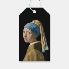 Etiqueta Para Presente Johannes Vermeer - Rapariga com um Ouriço de Pérol