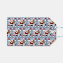 Jolly Santa Claus e Snowmen Padrão de Natal