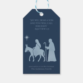 Etiqueta Para Presente Journey to Bethlehem Gift Tag