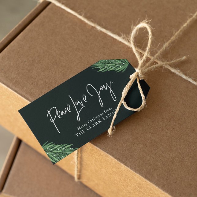 Etiqueta Para Presente "Joy da Paz" Natal (Criador carregado)