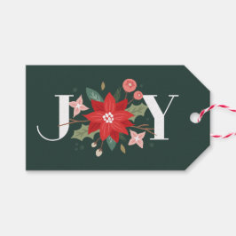 Etiqueta Para Presente Joy Flourish Gift Tag - Pinho