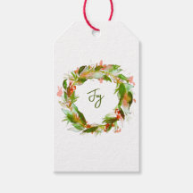 Joy Wreath Tag