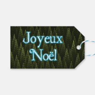 Etiqueta Para Presente Joyeux Noё l - Coníferas