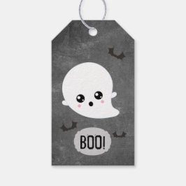 Etiqueta Para Presente Kawaii Ghost Halloween