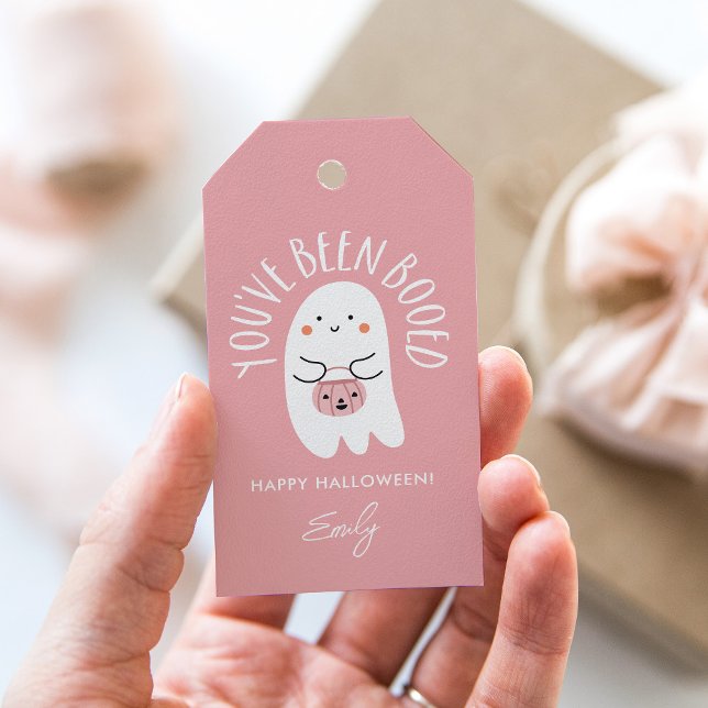 Etiqueta Para Presente Kawaii Halloween Você Foi Barrado (Criador carregado)