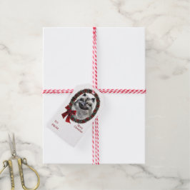 Etiqueta Para Presente Keeshond Christmas