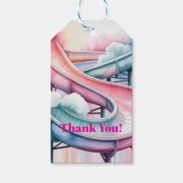 Etiqueta Para Presente Kids’ Birthday Waterslide Party Thank You