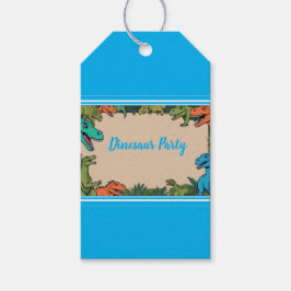 Etiqueta Para Presente Kids Din Party Gift Tag