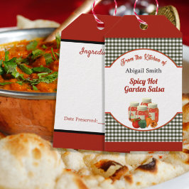 Etiqueta Para Presente Kitchen Cooked Salsa Gift Tag