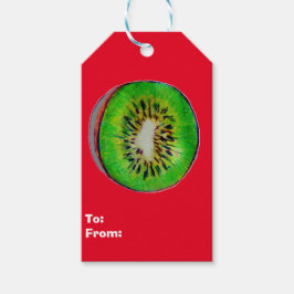 Etiqueta Para Presente Kiwi Art on Set of Gift Tags