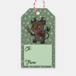 Etiqueta Para Presente Krampus Natal Personalizado