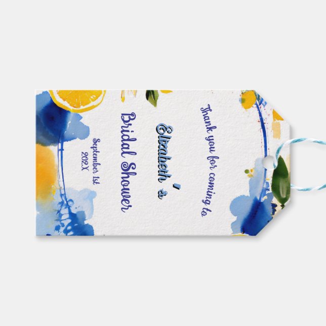 Etiqueta Para Presente La Dolce Vita (Frente (horizontal))