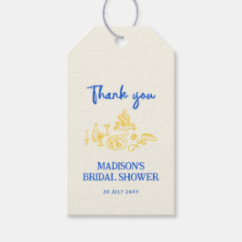 Etiqueta Para Presente La Dolce Vita Desenho à Mão Chá de Noiva