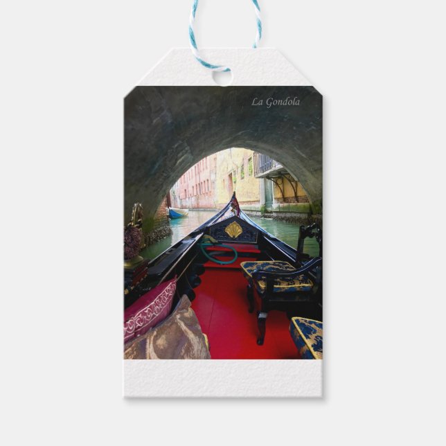 Etiqueta Para Presente La Gondola (Frente)