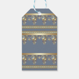 Etiqueta Para Presente Laço Dourado