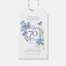 Laço Rosa Azul 70º Aniversário