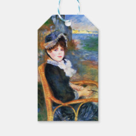 Etiqueta Para Presente Lady by the Seashore (por Pierre-Auguste Renoir)