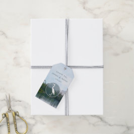 Etiqueta Para Presente Lago das montanhas que amava herão da natureza rús