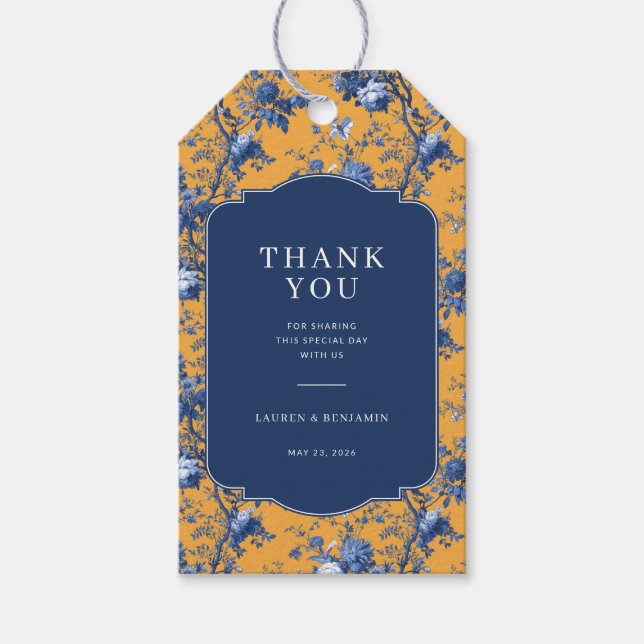 Etiqueta Para Presente Lapis Rose Wedding (Frente)