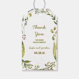 Etiqueta Para Presente Laurel Rustic Wedding