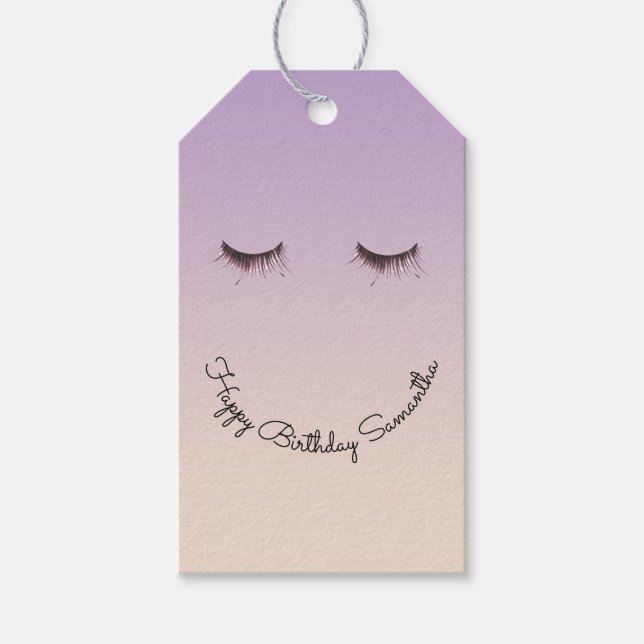 Etiqueta Para Presente Lavanda Cream Eyelashes (Frente)