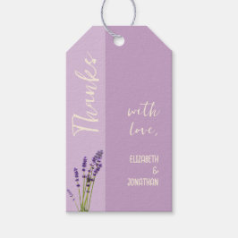 Etiqueta Para Presente Lavanda Love Wedding