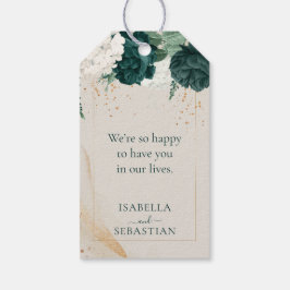 Etiqueta Para Presente Lavanda Nêutrica de Creme Touch Emerald Green