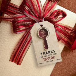 Etiqueta Para Presente Legal Vintage Escape Room Detetive Spy Mysterkey