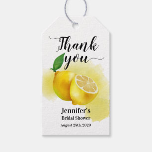 Etiqueta Para Presente Lemon Citrus