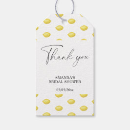 Etiqueta Para Presente Lemon Citrus - Casamento Obrigado