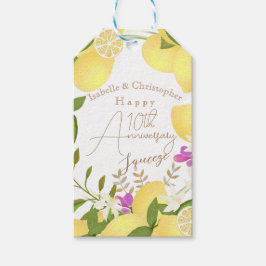 Etiqueta Para Presente Lemon Squeeze White