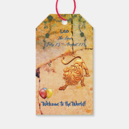 Etiqueta Para Presente Leo New Baby Gift
