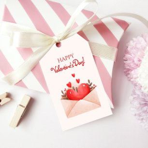 Etiqueta Para Presente Letra Cóta Feliz dia de os namorados Coração