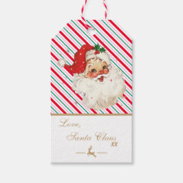 Etiqueta Para Presente Letra Festiva Stripe De Papais noeis