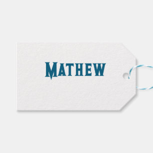 Etiqueta Para Presente letra inicial simples monograma adicione seu nome 