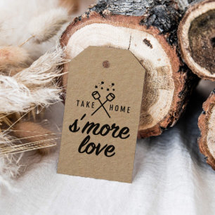 Etiqueta Para Presente Leve Para Casa S'more Love Kraft Casamento Marcas 