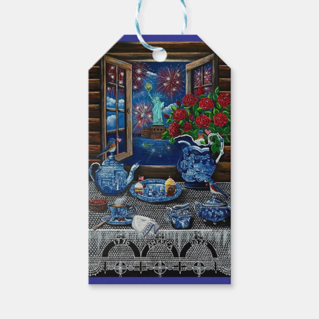 Etiqueta Para Presente Liberty’s Tea Time Delight! (Frente)