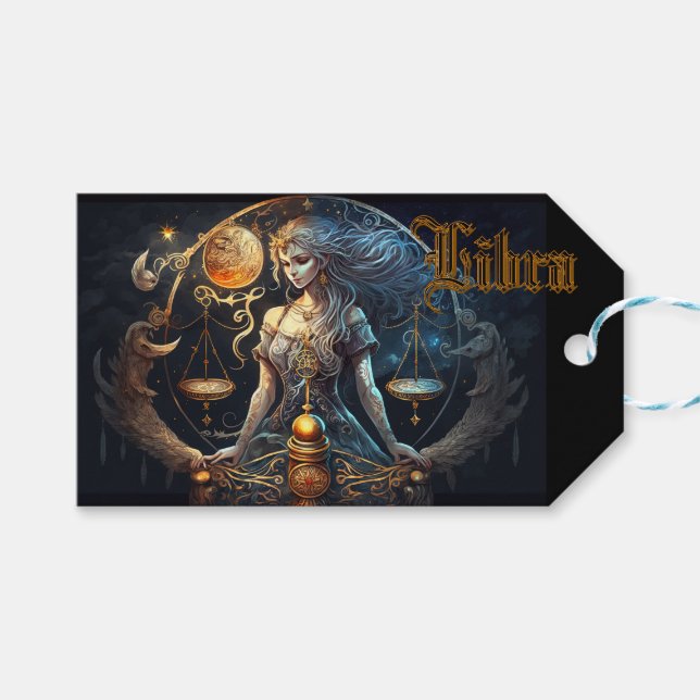 Etiqueta Para Presente Libra (Frente (horizontal))