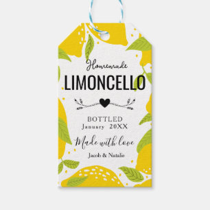 Etiqueta Para Presente licor personalizado caseiro de limoncello para lem